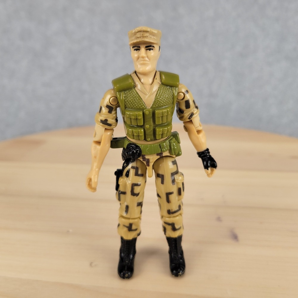 Hasbro GI Joe Repeater V1 Action Figure 3.75" Tan 1985 Desert Camo Vintage ARAH